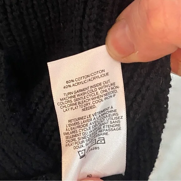 Express black and white logo sweater - Picture 4 of 7